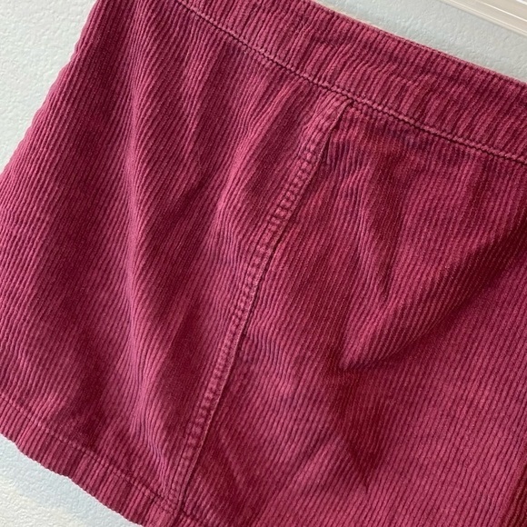 * Art Class Corduroy Skirt Size 7/8 Burgundy Clueless 90’s Y2K - Picture 5 of 7